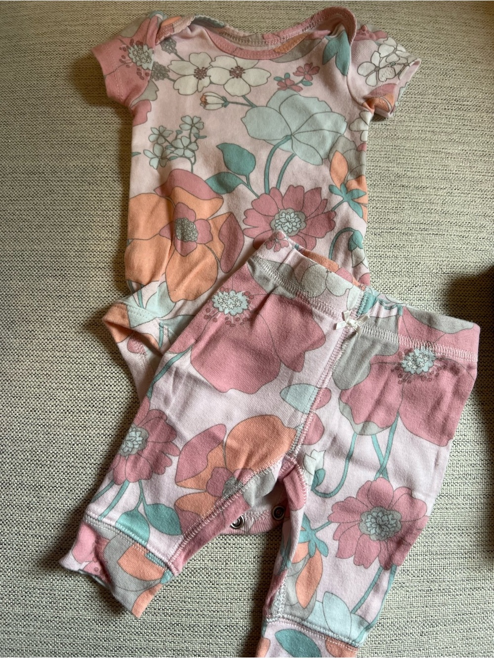 FIVE sets Carter’s/ Carters child of mine 3/0-3months see pics